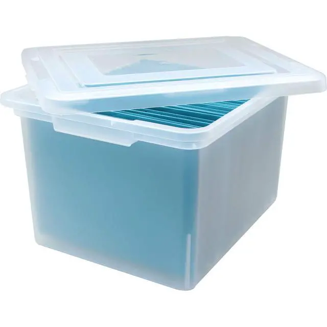 Alt view image 3 of 4 - Storage Case File Box, Clear (LLR68925CT)