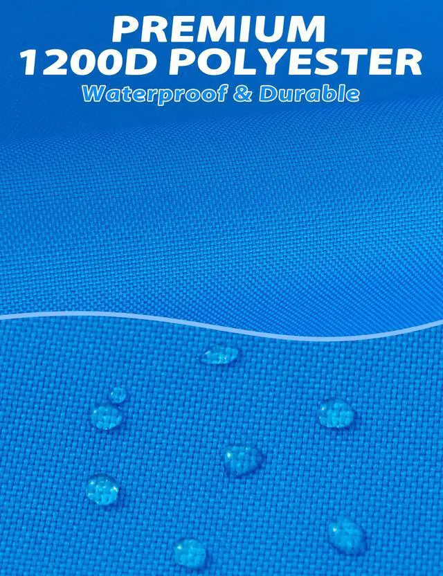 Alt view image 3 of 7 - Sunshade for Fishing Boats Shade Canopy Waterproof Durable 1200D Polyester Sun Shade Foldable Umbrella for Protection, 8 * 7 * 5ft