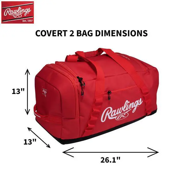 Alt view image 3 of 7 - Covert2 Duffel Equipment Bag | Baseball/Softball | Multiple Colors