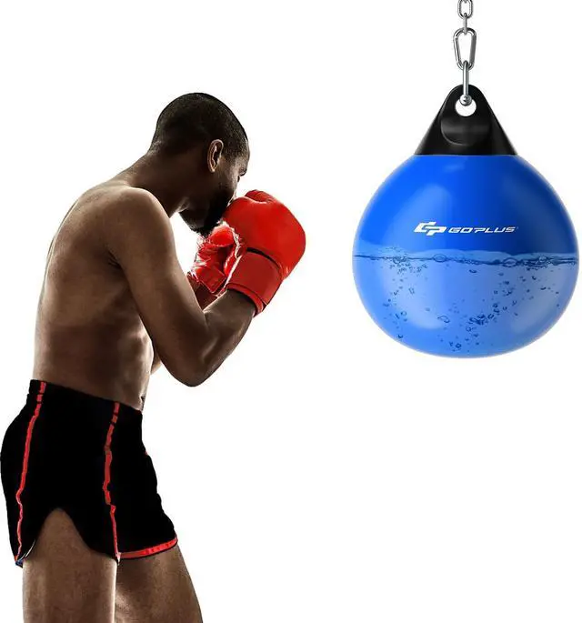 Main image of Water Aqua Bag, 21'' 180 Pound /18 110 Pound Heavy Punching Bag with Adjustable Metal Chain, Water Injection Hose, Boxing Training Bag for Adults Fitness, MMA