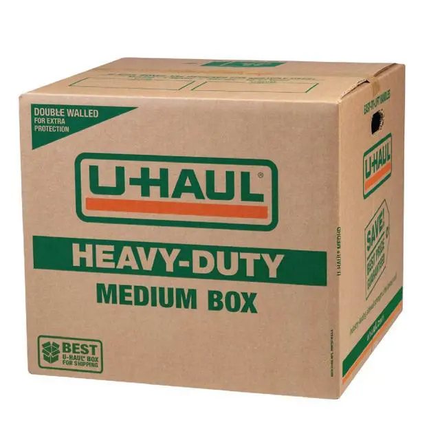 Alt view image 2 of 4 - 11-Piece Medium Heavy-Duty Double Wall Moving & Shipping Boxes - Pack of 10 Boxes with Handles - 18-1/8 x 18 x 16 (L x W x H) - 1 Bonus Roll of Tape
