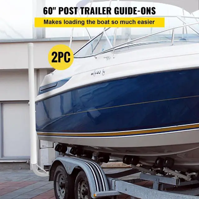 Alt view image 2 of 7 - Boat Trailer Guide, 22"-60" Adjustable Design Trailer Guide Poles, 2PCS Rustproof Steel Trailer Guide, for Ski Boat, Fishing Boat