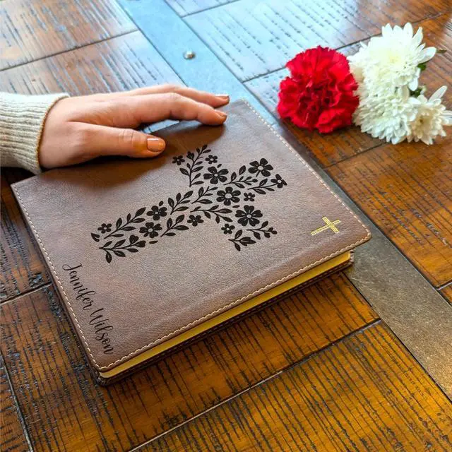 Alt view image 2 of 7 - NIV Bible, Custom Holy Bible, New International Version (Floral)