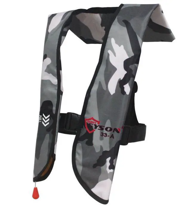 Alt view image 2 of 5 - Inflatable Life Jacket Life Vest Basic Automatic/Manual