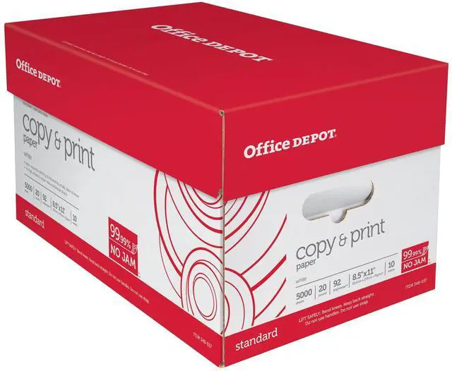 Main image of White Copy Paper, 8 1/2in. x 11in., 20 Lb., 84 Brightness, Case Of 10 Reams