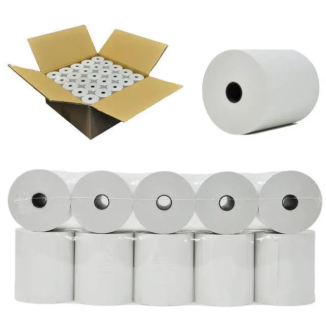 Alt view image 3 of 3 - CASH REGISTER PAPER FOR STAR SP700 3" x 150' BOND (50 NON-THERMAL) POS KITCHEN PRINTER PAPER - 50 GSM NEW POS RECEIPT ROLLS FOR TMU200 SRP275