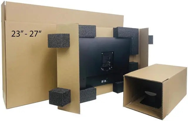 Main image of USA Universal 23" - 27" Monitor TV Shipping Box, Secure and Protective Computer Monitor Shipping Box, theBOXlarger
