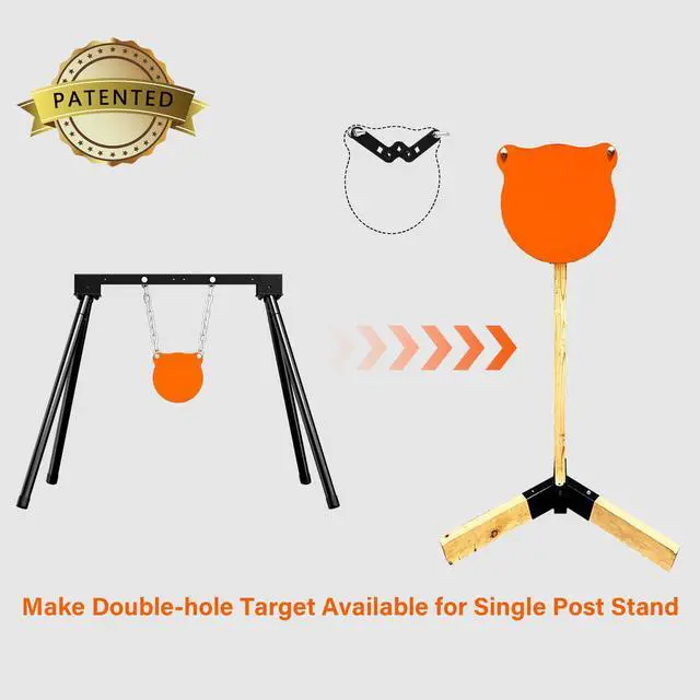 Alt view image 6 of 7 - Target Stand System - AR500 Steel Target with 2x4 Mount Kit