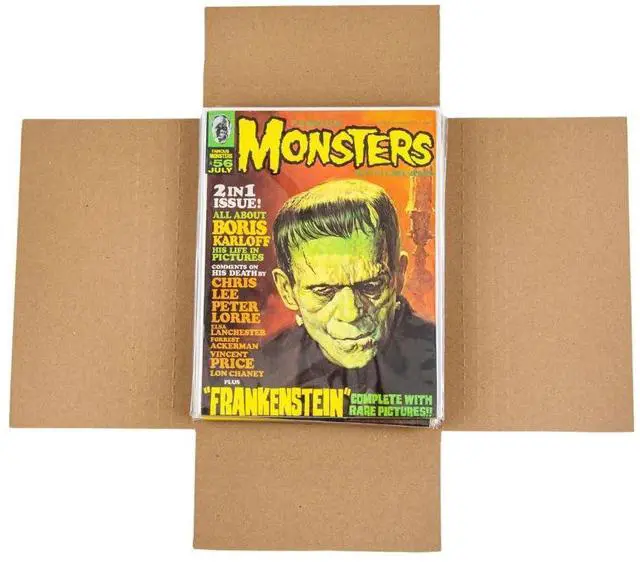 Main image of Gemini Magazine and Comic Book Mailers for Shipping (8.5x11x2 50 Pack) | US-Made Corrugated Cardboard Stay Flat Mailers with Expandable Capacity | Great For Shipping Documents, Photos, and More