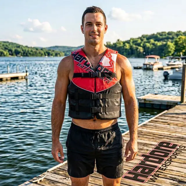Alt view image 5 of 7 - 2 Pack Hardcore Coast Guard Type III PFD for Adults; Life Jacket Paddle Vest for Adults; Life Vest Flotation Device; Jet ski, Wakeboard, Kayak; Extra Life Jacket for Pontoon Boat