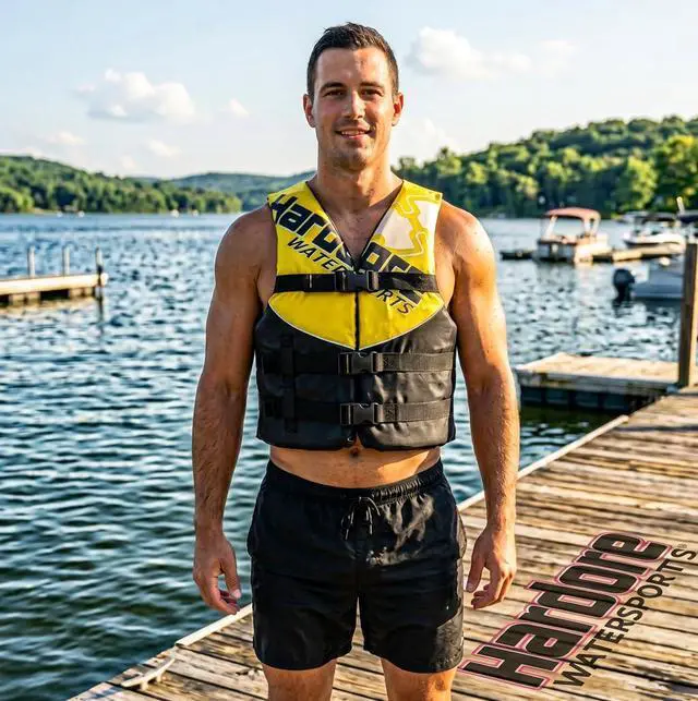 Alt view image 5 of 7 - 2 Pack Hardcore Coast Guard Type III PFD for Adults; Life Jacket Paddle Vest for Adults; Life Vest Flotation Device; Jet ski, Wakeboard, Kayak; Extra Life Jacket for Pontoon Boat