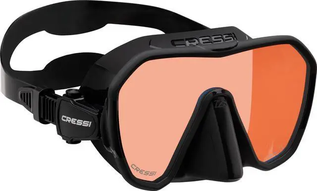 Main image of Adult Frameless Diving Mask - Wide View Mono Lens - Low Internal Volume - Pure Soft Silicone - Z2S: Designed in Italy by