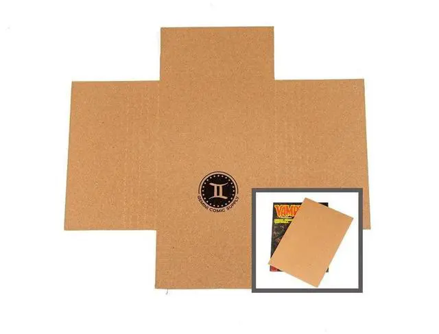 Main image of Gemini Magazine and Comic Book Mailers for Shipping (8.5x11x2 25 Mailers + 50 Fillers) | Protective Fillers for Extra Support | US-Made, Expandable, Great for Shipping Documents, Photos & More