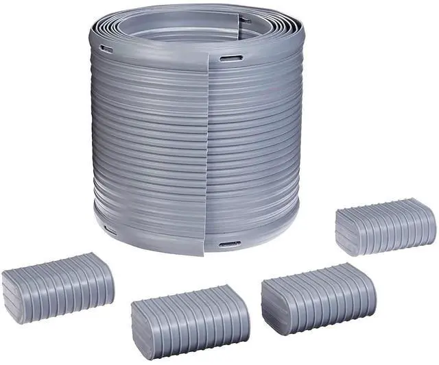 Main image of Bunk Wrap Kit 23050, 16-ft Roll of 2x4-in Bunk Wrap with Endcaps, Grey | Replaces carpet on boat, pontoon and PWC trailers and lifts, high-impact plastic, reduces loading force, hardware included