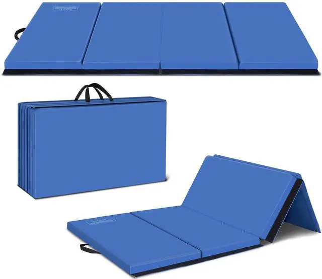 Main image of 3'x6'x2 Thick Folding Gymnastics Exercise Mat Aerobics Stretching Yoga Mats