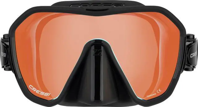 Main image of Adult Frameless Diving Mask - Wide View Mono Lens - Low Internal Volume - Pure Soft Silicone - Z2: Designed in Italy by