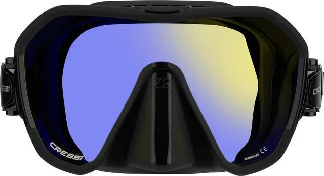 Main image of Adult Frameless Diving Mask - Wide View Mono Lens - Low Internal Volume - Pure Soft Silicone - Z2: Designed in Italy by