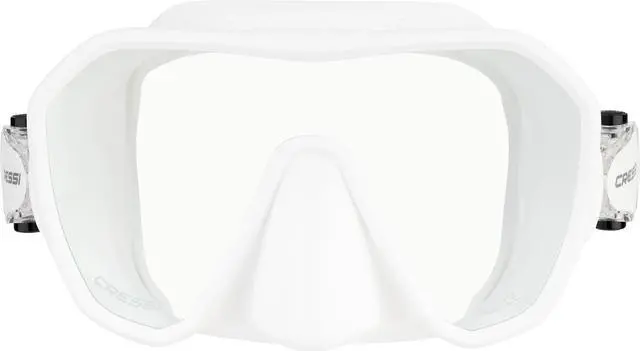 Alt view image 4 of 7 - Adult Frameless Diving Mask - Wide View Mono Lens - Low Internal Volume - Pure Soft Silicone - Z2S: Designed in Italy by
