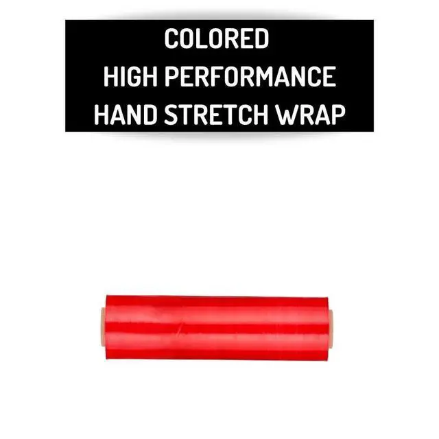 Alt view image 4 of 7 - PSBM Tinted Red Plastic Stretch Film/Wrap 18 Inch x 1500 Ft 47 GA 4 Rolls | Stretch Wrap, Heavy Duty Plastic Film, Industrial Strength Shrink Packaging for Moving, Packing, Shipping, Warehouse Storage