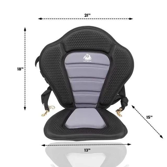 Alt view image 4 of 7 - Paddle Boards Detachable Universal Paddleboard Kayak Seat| Adjustable Design, Soft Cushion Back Support for Inflatable SUPs, Kayaks, Canoes, Rowboats, Fishing Boats