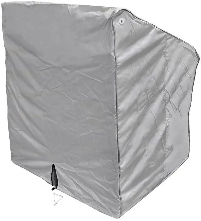 Main image of Waterproof Boat Center Console Cover, Heavy Duty 600D Marine Grade Polyester Helm Cover for Center Console Boat, Large Size Fits up to 46" W X 40" D X 45" H Grey Color