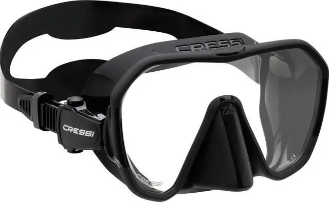 Main image of Adult Frameless Diving Mask - Wide View Mono Lens - Low Internal Volume - Pure Soft Silicone - Z2S: Designed in Italy by