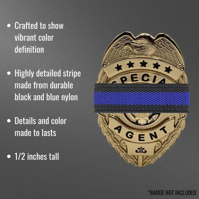Alt view image 3 of 7 - Thin Blue Line Mourning Band 100-Pack (100)