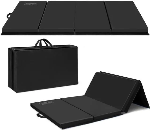Main image of 3'x6'x2 Thick Folding Gymnastics Exercise Mat Aerobics Stretching Yoga Mats
