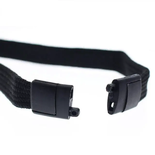Alt view image 6 of 7 - Bulk 100 Pack - Heavy Duty Breakaway Lanyards for Keys and ID Badges with Key Chain Split Ring - Break-Away Clasp and Keychain Keyring/Badge Holder Attachment (Black)