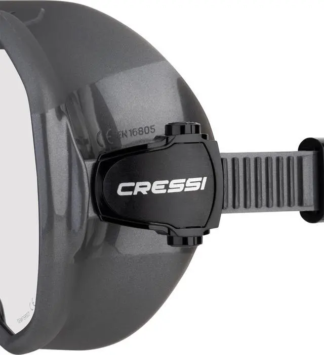 Alt view image 7 of 7 - Adult Frameless Diving Mask - Wide View Mono Lens - Low Internal Volume - Pure Soft Silicone - Z2: Designed in Italy by