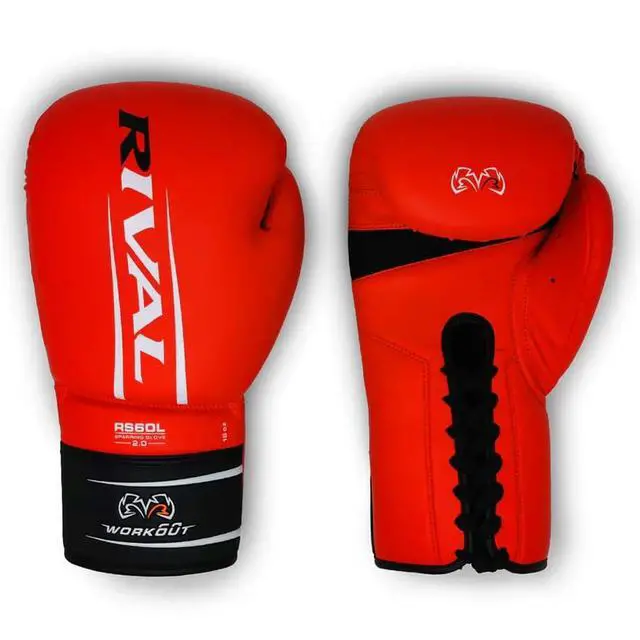 Alt view image 2 of 4 - Boxing RS60 2.0 Lace Up Sparring Gloves, Bigger Punching Surface for Maximum Protection