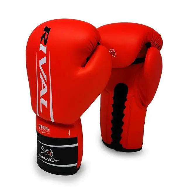Alt view image 3 of 4 - Boxing RS60 2.0 Lace Up Sparring Gloves, Bigger Punching Surface for Maximum Protection