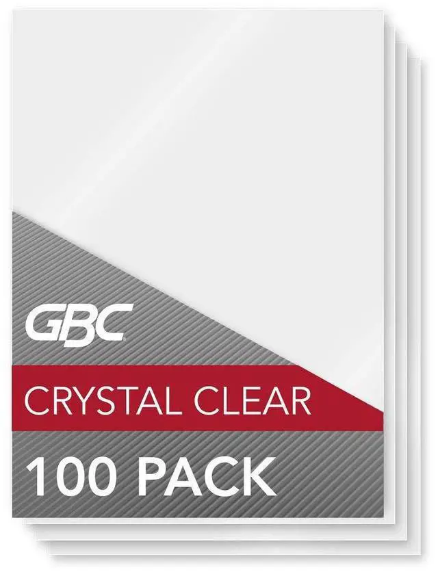 Main image of Laminating Sheets, Thermal Laminating Pouches, Menu Size, 5Mil, HeatSeal Crystal Clear, 100 Pack (3200417)