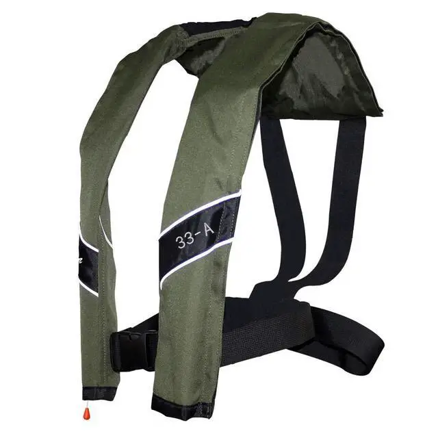 Alt view image 2 of 5 - Slim Inflatable Life Jacket Life Vest Automatic