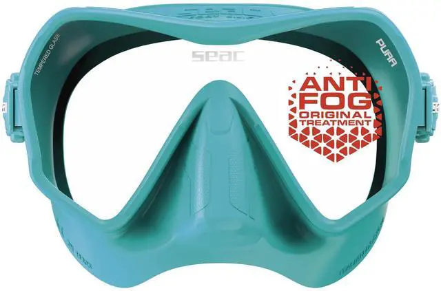 Alt view image 3 of 7 - Pura Frameless Single-Lens Silicone Diving Mask | Antifog Low Volume Mask for Diving and Snorkeling with 3D Buckle