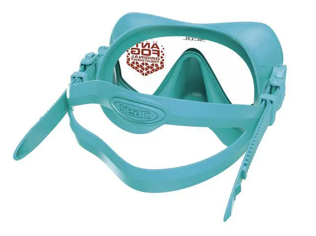 Alt view image 5 of 7 - Pura Frameless Single-Lens Silicone Diving Mask | Antifog Low Volume Mask for Diving and Snorkeling with 3D Buckle