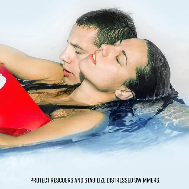 Alt view image 7 of 7 - Lifeguard Rescue Tube with Matching Whistle - Ensuring Water Safety for Life Guard Floats on Beaches, Pools, and Waterfronts - Available in 40" & 50