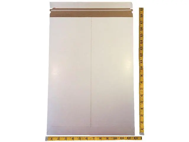 Alt view image 7 of 7 - 30 Pack Rigid Self Seal Photo/Document Flat Mailers - 28pt Chipboard - Made in USA - (13x18-30 Pack)