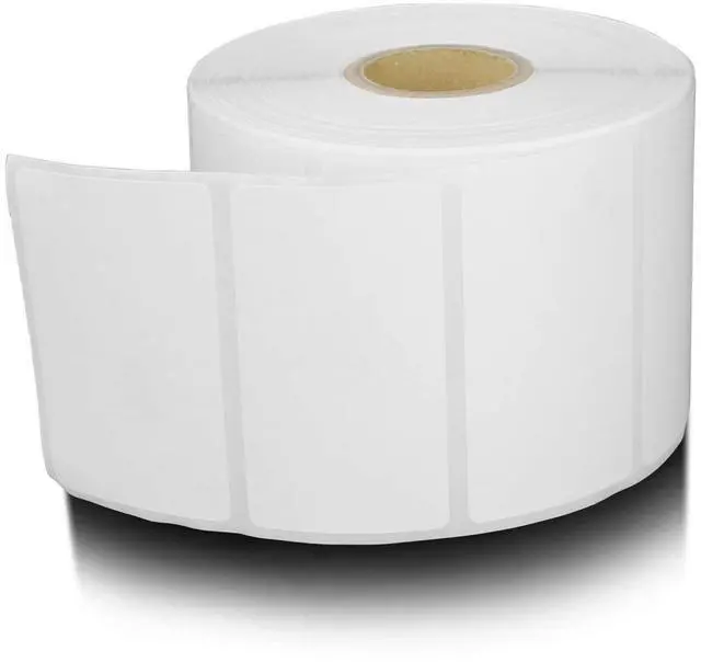 Main image of 2.25" x 1.25" Removable Direct Thermal Labels | Compatible with Rollo & Zebra Desktop Printers, 1" Core, Perforated, Water & Oil Resistant, 25 Roll, 25000 Labels
