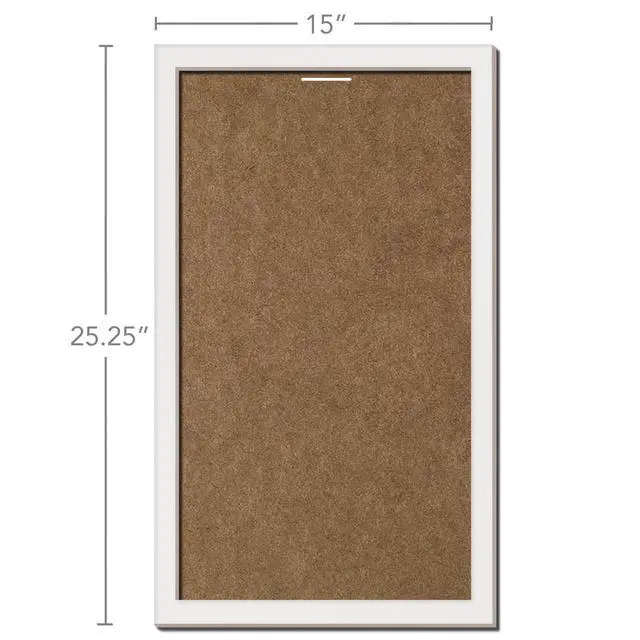 Alt view image 4 of 5 - Contemporary Wall Calendar Frame - White Finish