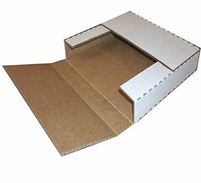 Main image of 200 LP Premium Record Album Mailers Book Box Variable Depth Laser Disc Mailers