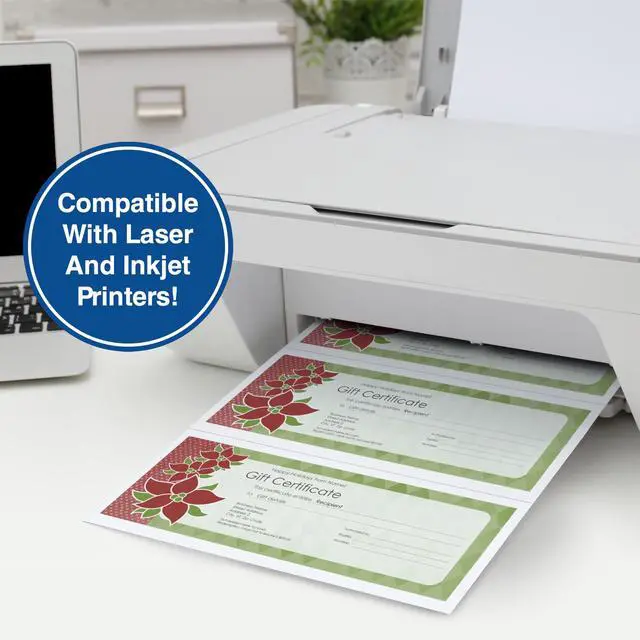 Alt view image 6 of 7 - Professional 3 Part Perforated Paper 8.5 x 11 - Perfect For W-2, 1099, & Statement Use - Made in the USA - 2500 Sheets - 20 lb - Printer Compatible - White (04120C)