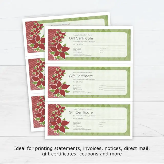 Alt view image 7 of 7 - Professional 3 Part Perforated Paper 8.5 x 11 - Perfect For W-2, 1099, & Statement Use - Made in the USA - 2500 Sheets - 20 lb - Printer Compatible - White (04120C)