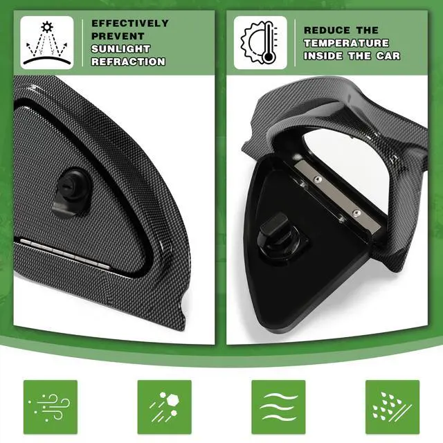 Alt view image 4 of 7 - Dash Cover Compatible with 2008.5-Up Club Car Precedent Tempo Onward Golf Cart Carbon Fiber Three Door Dashboard Cover Dash Cap