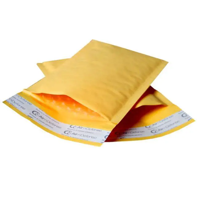 Alt view image 3 of 7 - 25/250/500/1000/2000/5000 pcs #0 6.5x10 Kraft Bubble Mailers Padded Envelopes Mailing Bags (500)