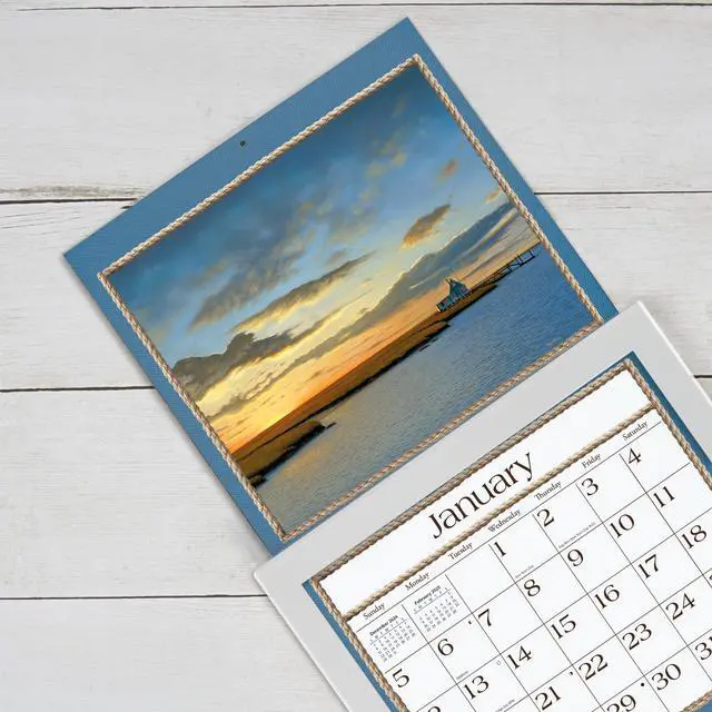 Alt view image 5 of 5 - Contemporary Wall Calendar Frame - White Finish
