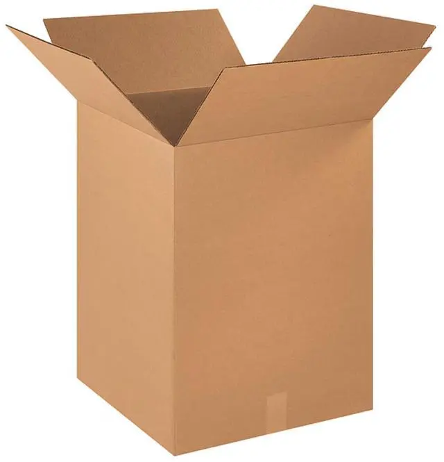 Main image of 18"W x 18"L x 24"H (15-Pack) Large Shipping Boxes | Kraft Corrugated Cardboard Boxes for Packing, Moving and Storage, Multi Purpose Use | Single-Wall, 65 lbs