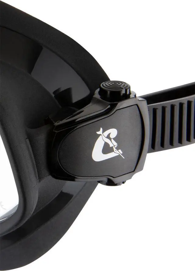 Alt view image 7 of 7 - Low Volume Lightweight Frameless Mask for Spearfishing Freediving - Narrow Fit - Flexible and Sturdy - Rombo: Designed in Italy
