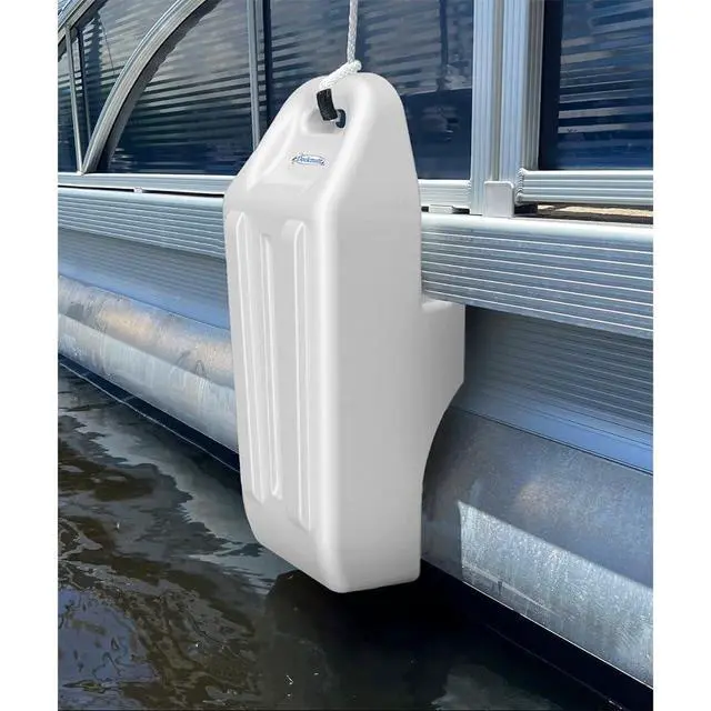 Alt view image 2 of 2 - Pontoon Bumper | Ultimate Protection for Your Pontoon Boat! | 23.5" L x 7.75" W x 8.5" D | Locking Recessed Groove | UV Protected PVC | Easy Grip Handle