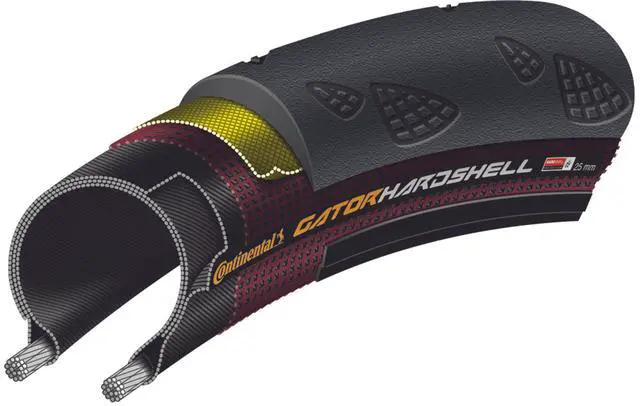 Alt view image 3 of 3 - Gator Hardshell Bicycle Tire - Clincher, Wire Bead, Hardshell, Black, 27.5", 700x 23, 25, 28 or 32 Sizes